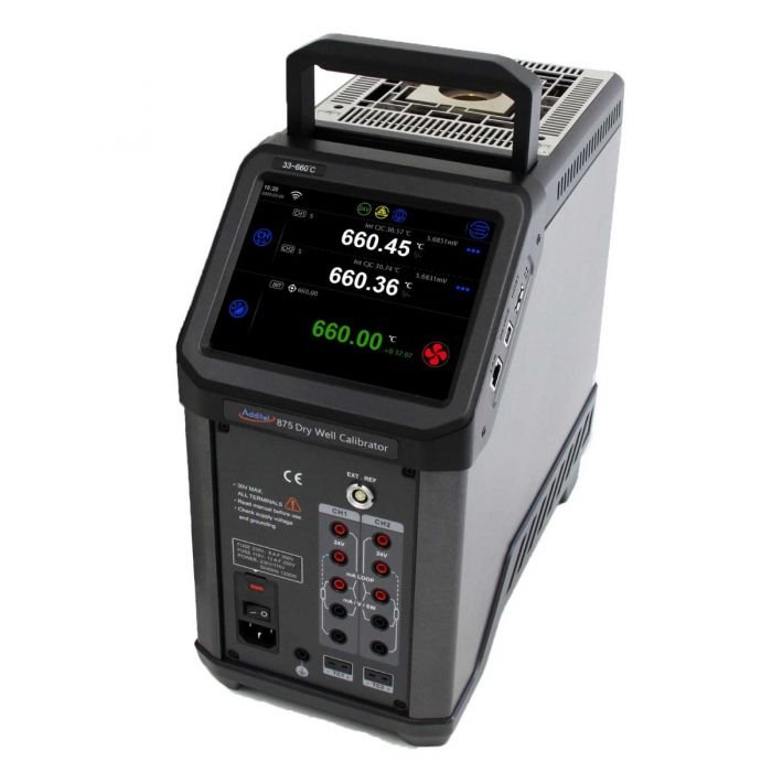 Additel ADT875-660-C-110V Dry Well Calibrator 660C 1 Additel ADT875-660-C-110V Dry Well Calibrator 660C