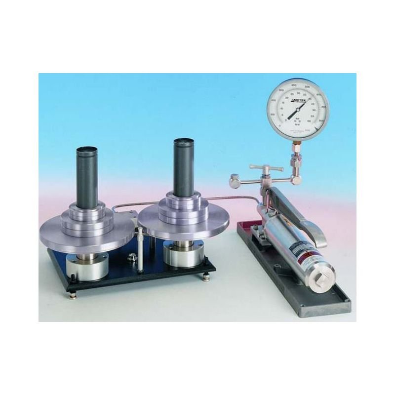 Ametek M&G T-155/C Hydraulic Deadweight Tester 10k to 15k PSI 1 Ametek M&G T-155/C Hydraulic Deadweight Tester 10k to 15k PSI