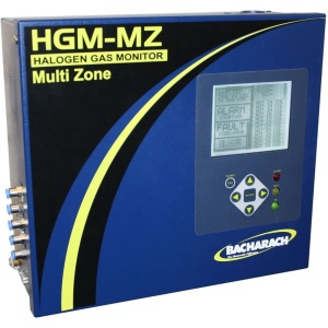 Bacharach 3015-5333 w/ HGM-MZ RD Multizone Gas Leak Monitor 18-Zones