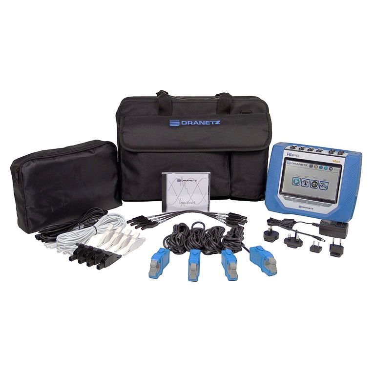 Dranetz HDPQ VISA 10A w/ Visa Package, Qty (4) TR-2510B (1A-10A) Clamp CT's 2 Dranetz HDPQ VISA 10A w/ Visa Package, Qty (4) TR-2510B (1A-10A) Clamp CT's - Image 2