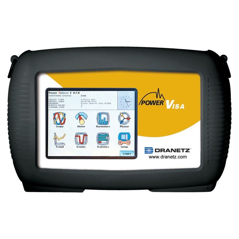 Dranetz POWERVISA 30/300/3000A FLEX w/ PowerVisa Package w/ 3x XL Flex CT's 1 Dranetz POWERVISA 30/300/3000A FLEX w/ PowerVisa Package w/ 3x XL Flex CT's