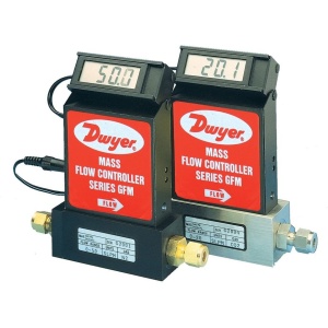 Dwyer GFM-1105 Gas Mass Flow Meter (0-200 mL/min) Aluminum
