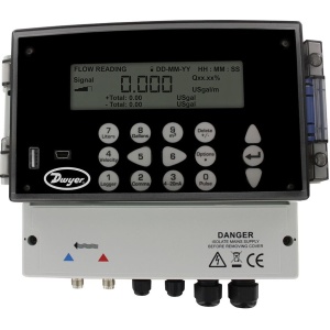 Dwyer UFC Ultrasonic Flowmeter Set 2-79in 24VAC/VDC - UFC-223