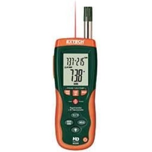Extech HD500 Psychrometer 30:1 IR Thermometer w/ NIST