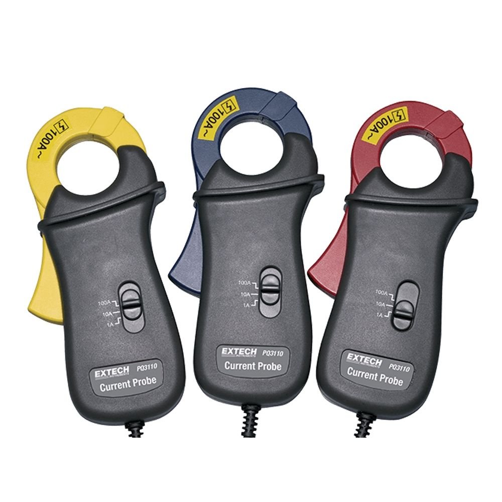 Extech PQ3110 100A Current Clamp Probes 1.2in Jaw 1 Extech PQ3110 100A Current Clamp Probes 1.2in Jaw