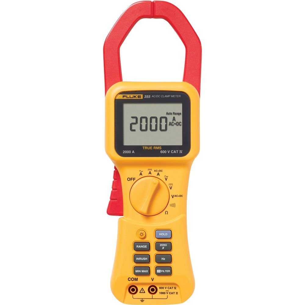 Fluke 355 TRMS 2000A Clamp Meter - 2840265 1 Fluke 355 TRMS 2000A Clamp Meter - 2840265