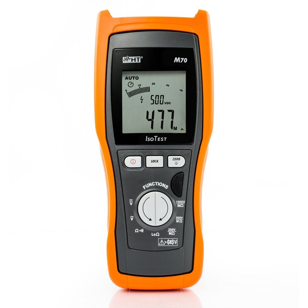 HT Instruments ISOTEST M70 1000V Insulation Meter RMS DMM 1 HT Instruments ISOTEST M70 1000V Insulation Meter RMS DMM