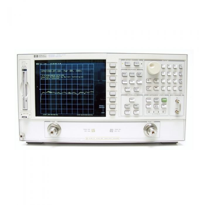 Used Keysight 8720D Microwave Vector Network Analyzer 2-Port 20GHz 1 Used Keysight 8720D Microwave Vector Network Analyzer 2-Port 20GHz