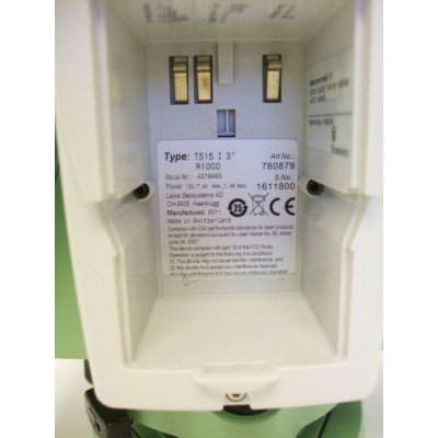 Used Leica TS15 I 3" R1000 Imaging Robotic Total Station 4 Used Leica TS15 I 3" R1000 Imaging Robotic Total Station - Image 4