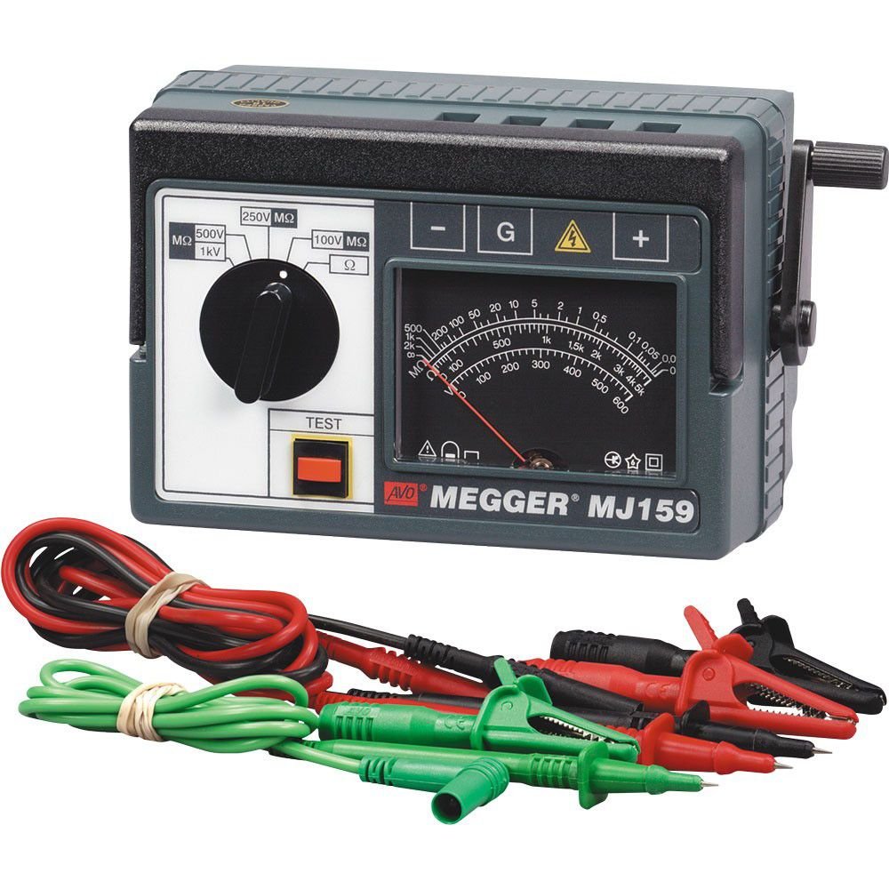 Megger MJ359 Megohmmeter Insulation Tester - 6410-865 1 Megger MJ359 Megohmmeter Insulation Tester - 6410-865