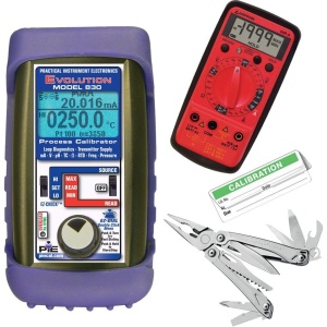 PIE 830-L-VIP Dual Calibrator w/ Leatherman & DMM Kit