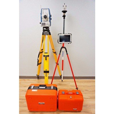 Used Sokkia SX-105T 5" Robotic Total Station w/ Panasonic Toughpad 1 Used Sokkia SX-105T 5" Robotic Total Station w/ Magnet Getac 336