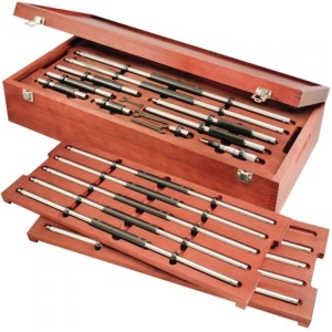 Starrett 64377 128CZ Inside Micrometer Set 2-12in