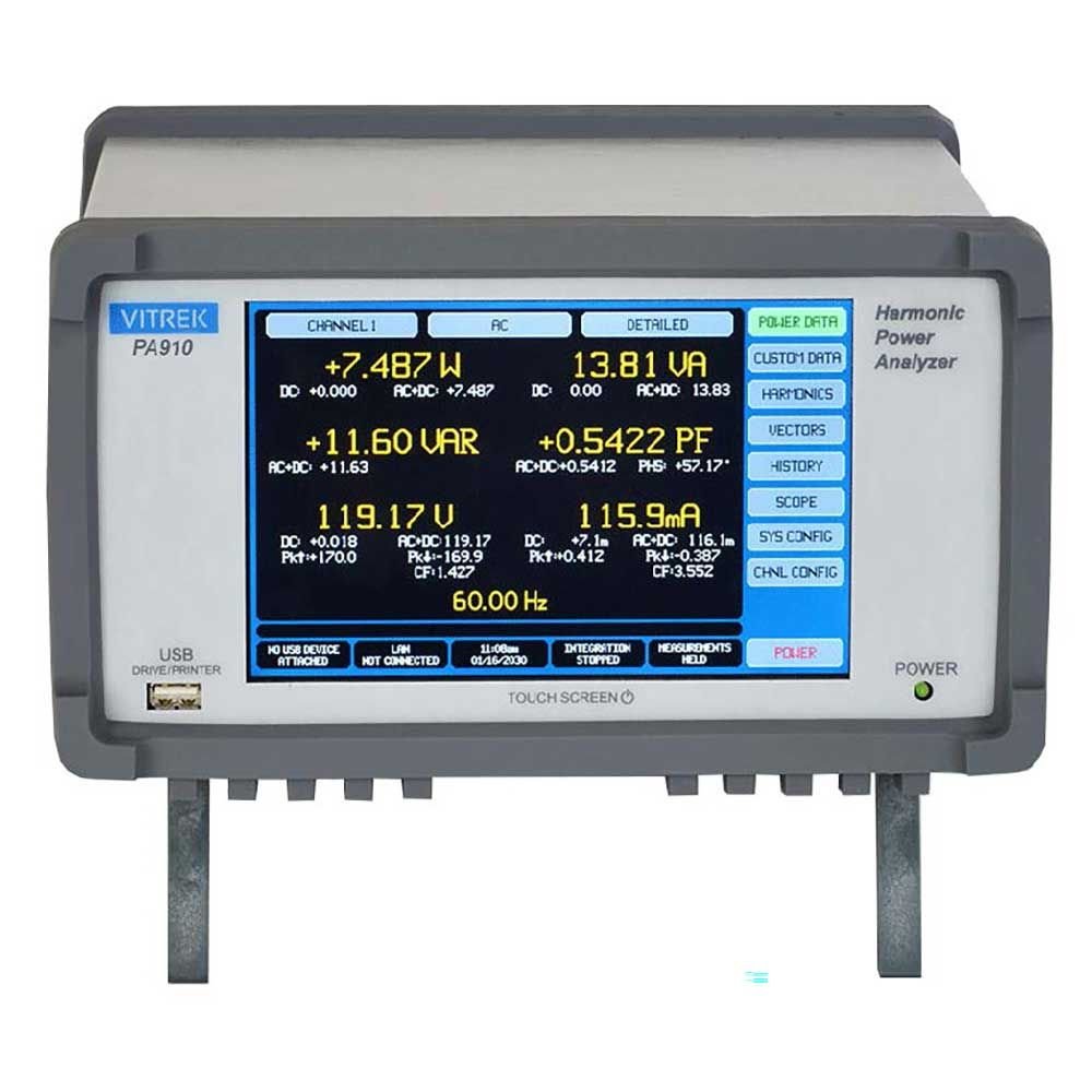 Vitrek PA913VT PA910 Series Power Analyzer w/ 3 UT Channel Cards 1 Vitrek PA913VT PA910 Series Power Analyzer w/ 3 UT Channel Cards