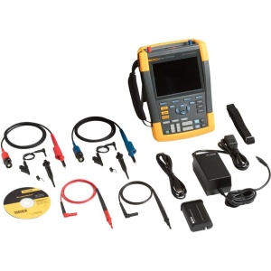 Fluke 190-202/AM/S 2-Channel 200MHz Color ScopeMeter w/ DMM & Software