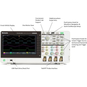 Tektronix TBS2104 100MHz 1GS/s 4-Channel Oscilloscope